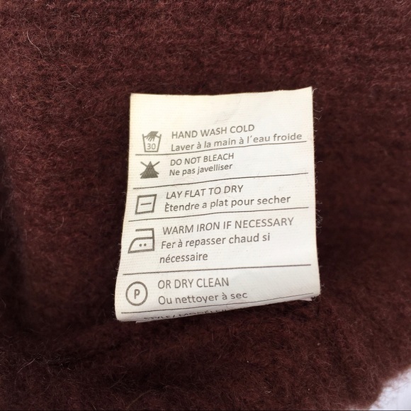 Vince 100% cashmere crew neck sweater in chocolate brown size small - Picture 9 of 13